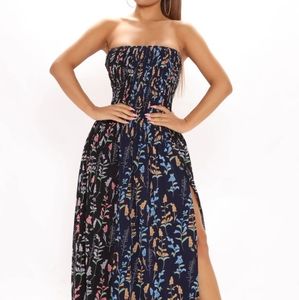 Gorgeous floral print maxi dress